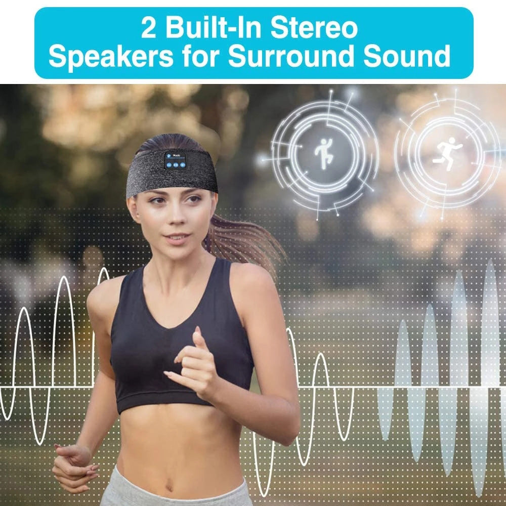 Waterproof Bluetooth 5.0 Earbuds Sleep Wireless Headphones Headband Headsets