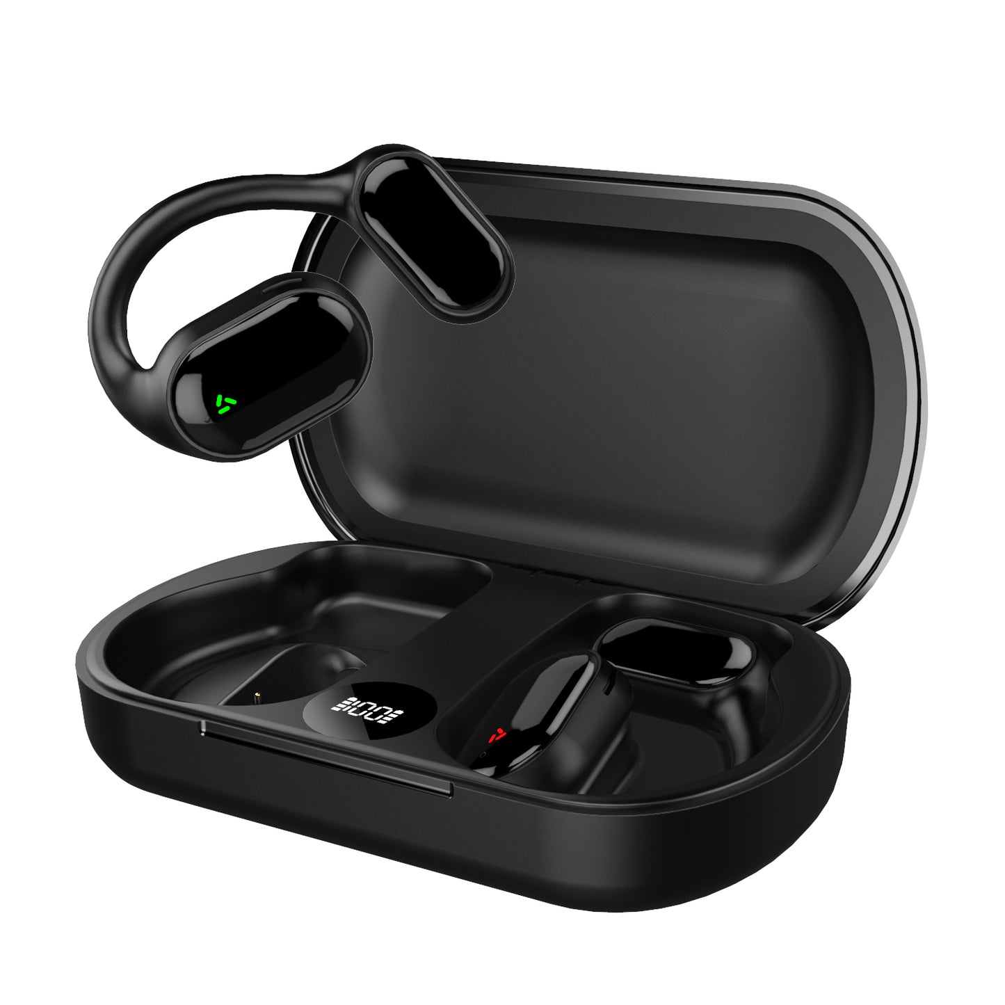 True Wireless Bone Conduction Headphones Bluetooth 5.3 Wireless Headset Earbuds