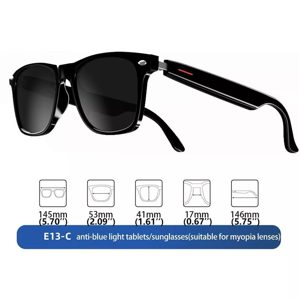 Smart Glasses Polarized Bluetooth 5.3 Call Music Sunglasses Headset Headphone
