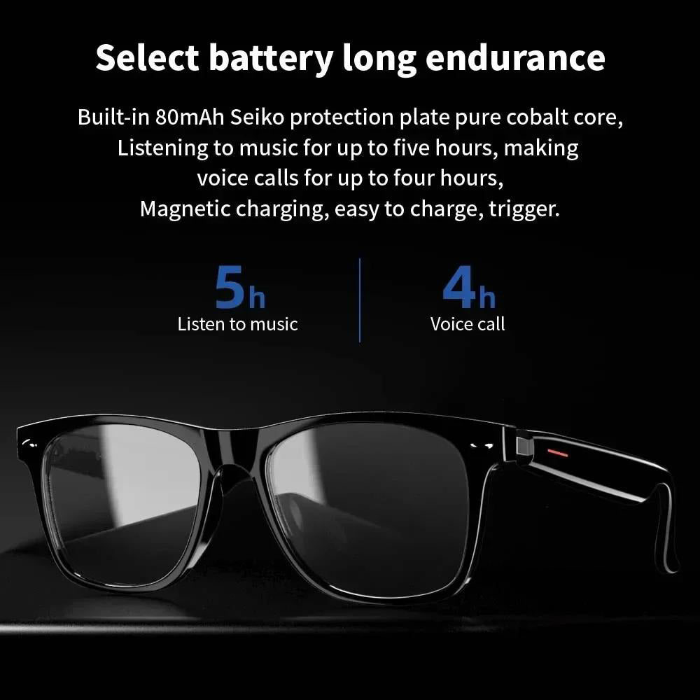 Smart Glasses Polarized Bluetooth 5.3 Call Music Sunglasses Headset Headphone