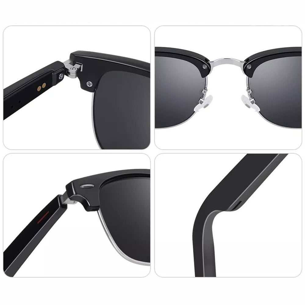 Smart Glasses Bluetooth Audio Glasses Stereo Music Call Headset Voice Control