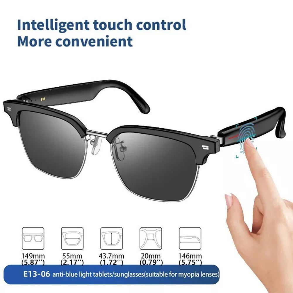 Smart Glasses Bluetooth Audio Glasses Stereo Music Call Headset Voice Control