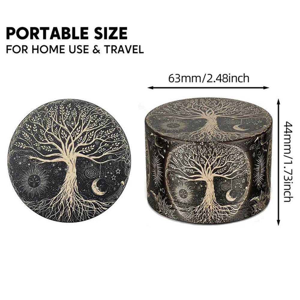 2.5" Herb Tobacco Grinder Spice Herbal Metal Smoke Crusher Handle Hand Muller US