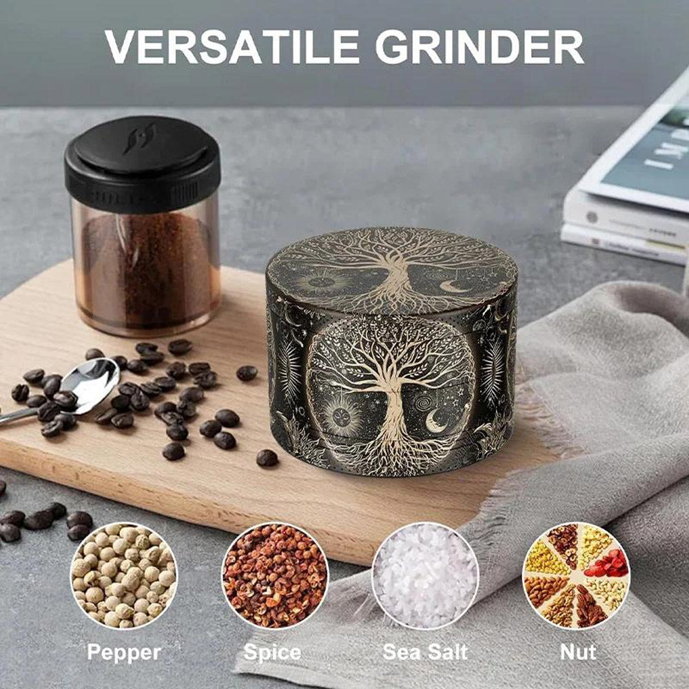 2.5" Herb Tobacco Grinder Spice Herbal Metal Smoke Crusher Handle Hand Muller US