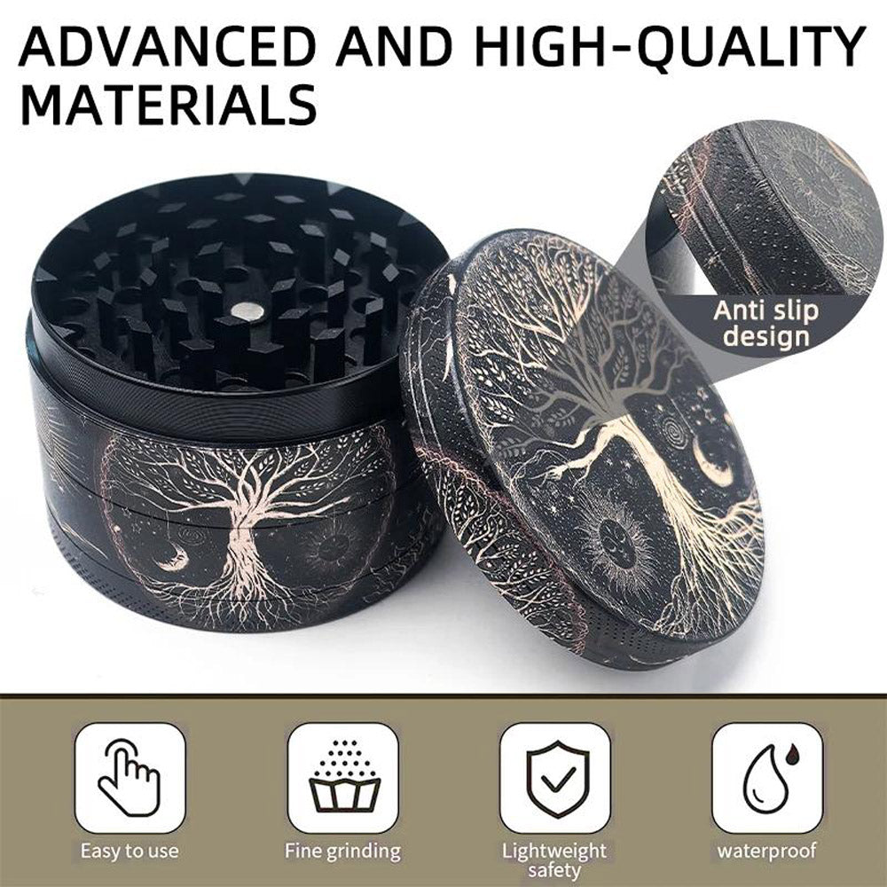 2.5" Herb Tobacco Grinder Spice Herbal Metal Smoke Crusher Handle Hand Muller US