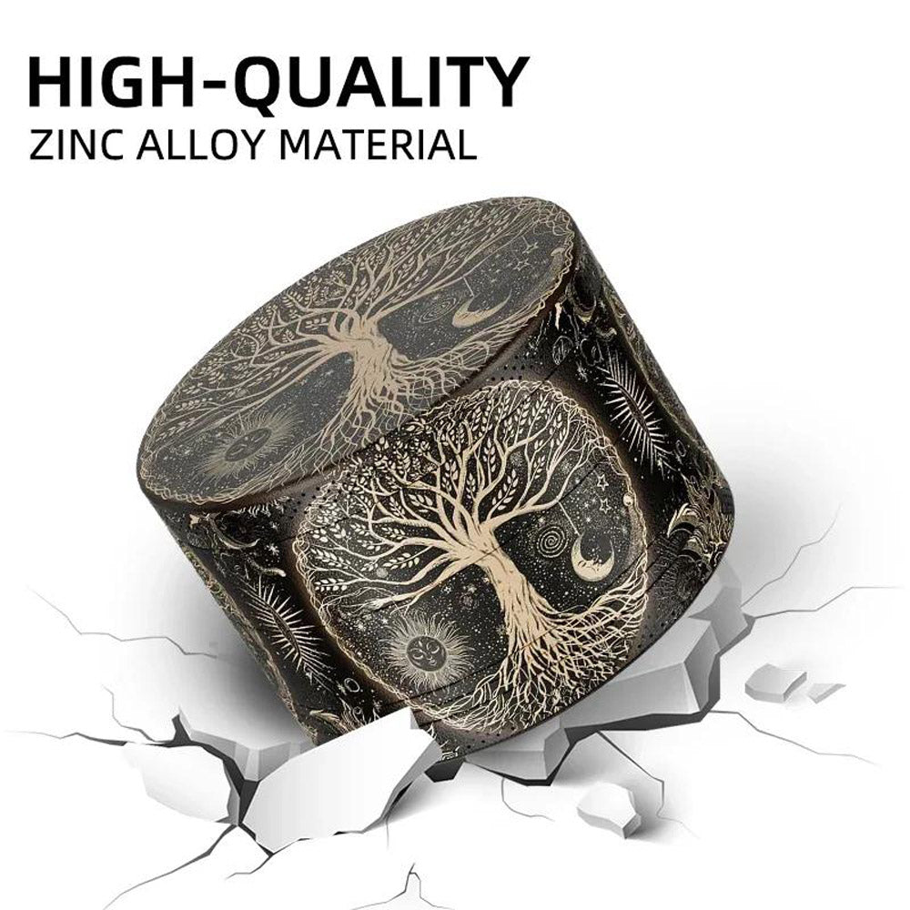 2.5" Herb Tobacco Grinder Spice Herbal Metal Smoke Crusher Handle Hand Muller US