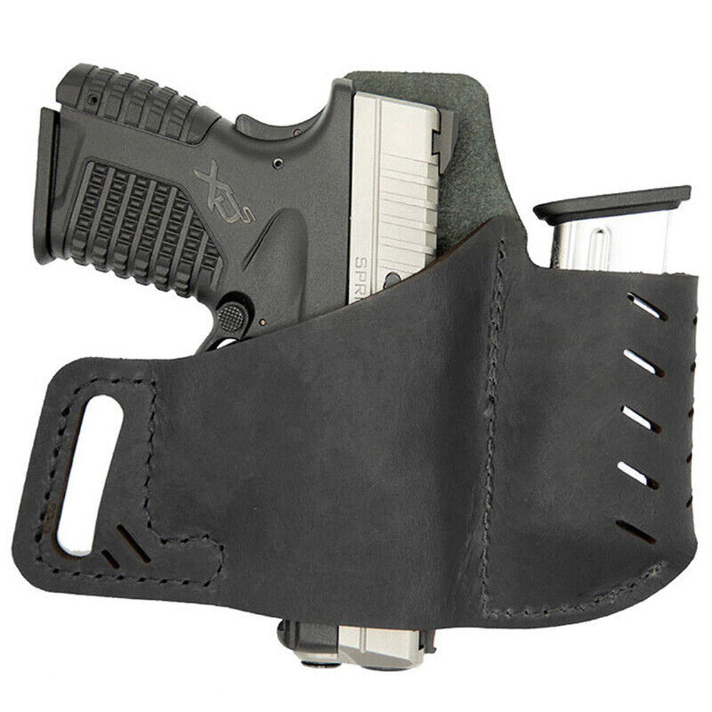 Hunting Gun Holster Tactical Concealed Carry Leather Hand Pistol IWB OWB With Pouch Sport 1911 Hunting And Shooting Accessory