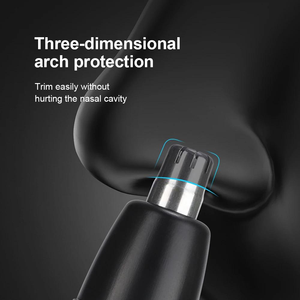 Nose Ear Hair Trimmer W/ LED Display USB Rechargeable Nose Trimmer Rechargeable