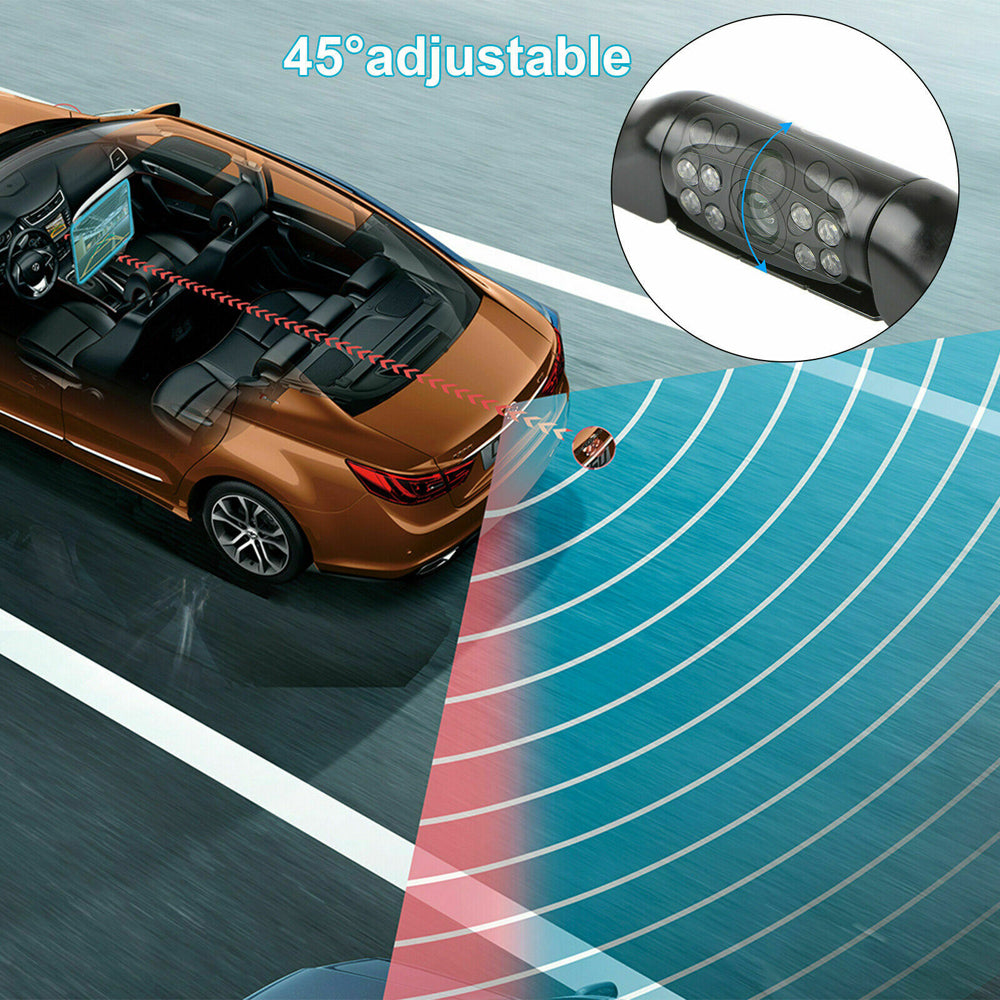 Parking Camera Wide 170° Waterproof Night Vision Car Rear View Reverse Backup