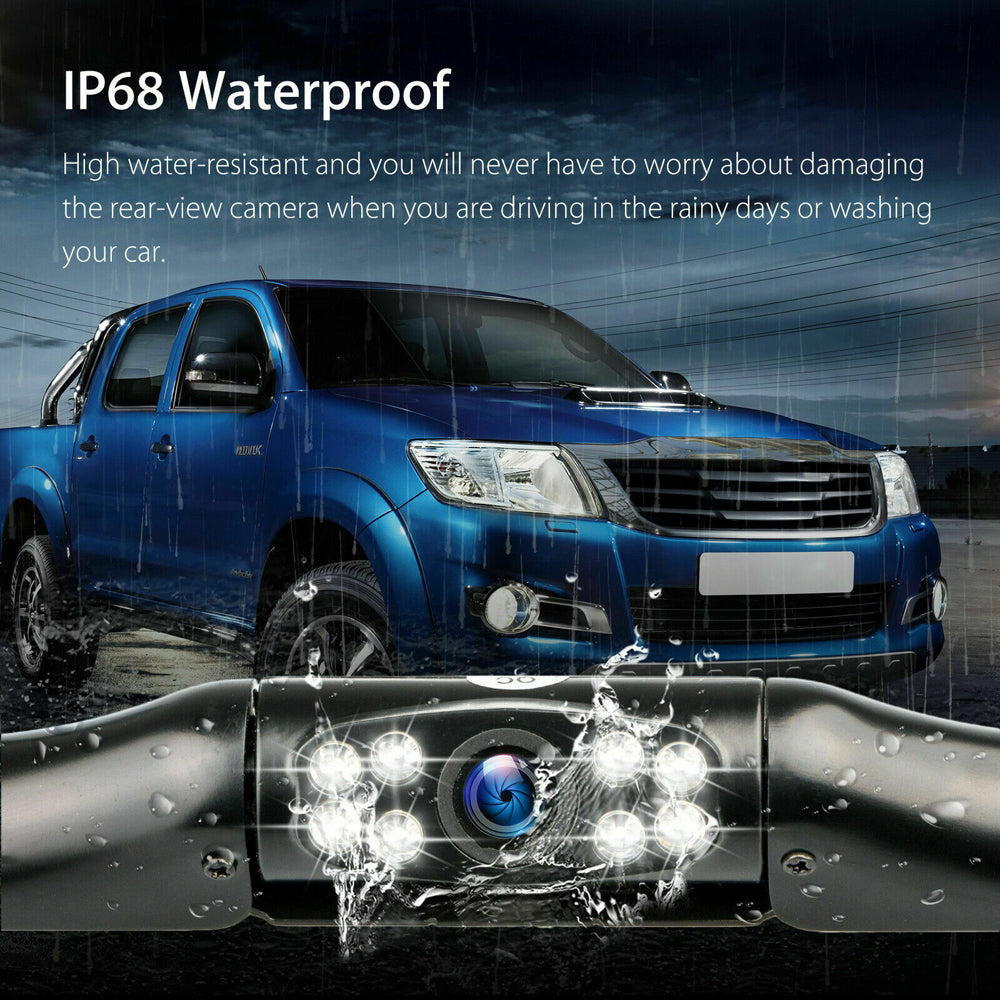 Parking Camera Wide 170° Waterproof Night Vision Car Rear View Reverse Backup