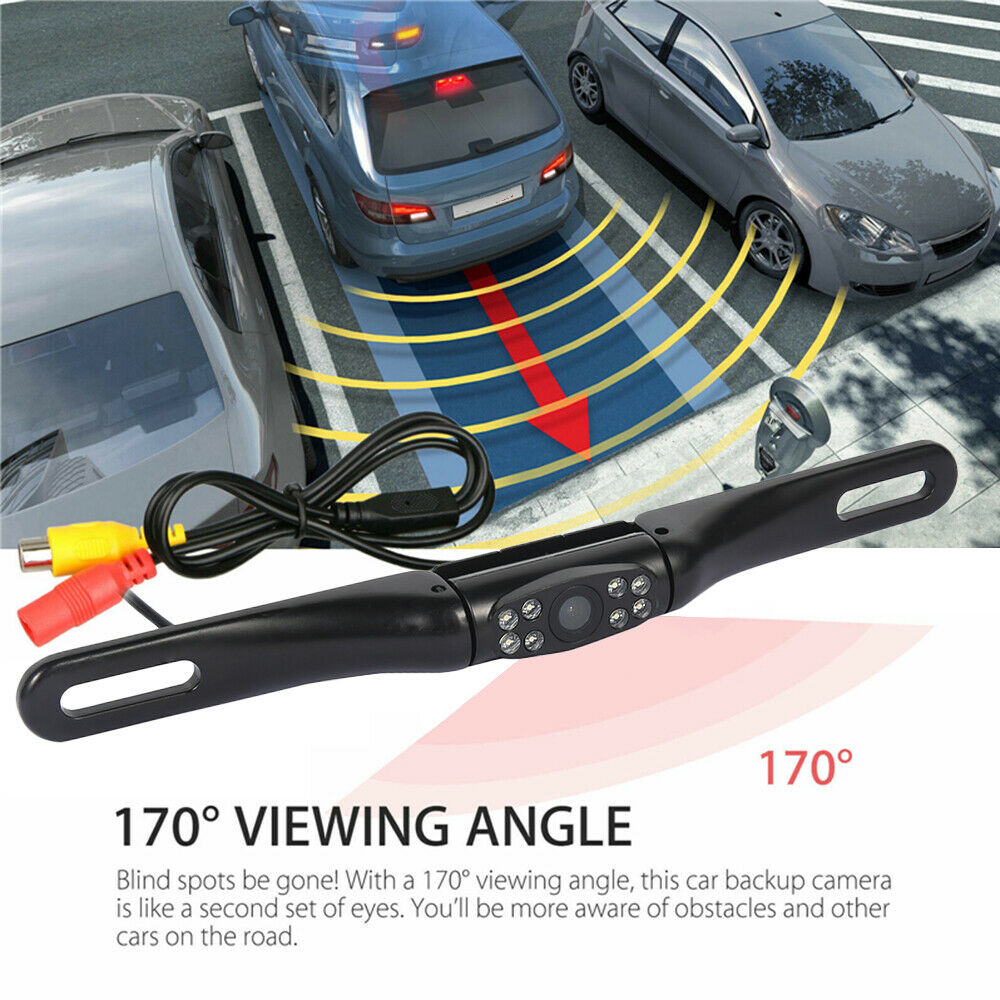 Parking Camera Wide 170° Waterproof Night Vision Car Rear View Reverse Backup