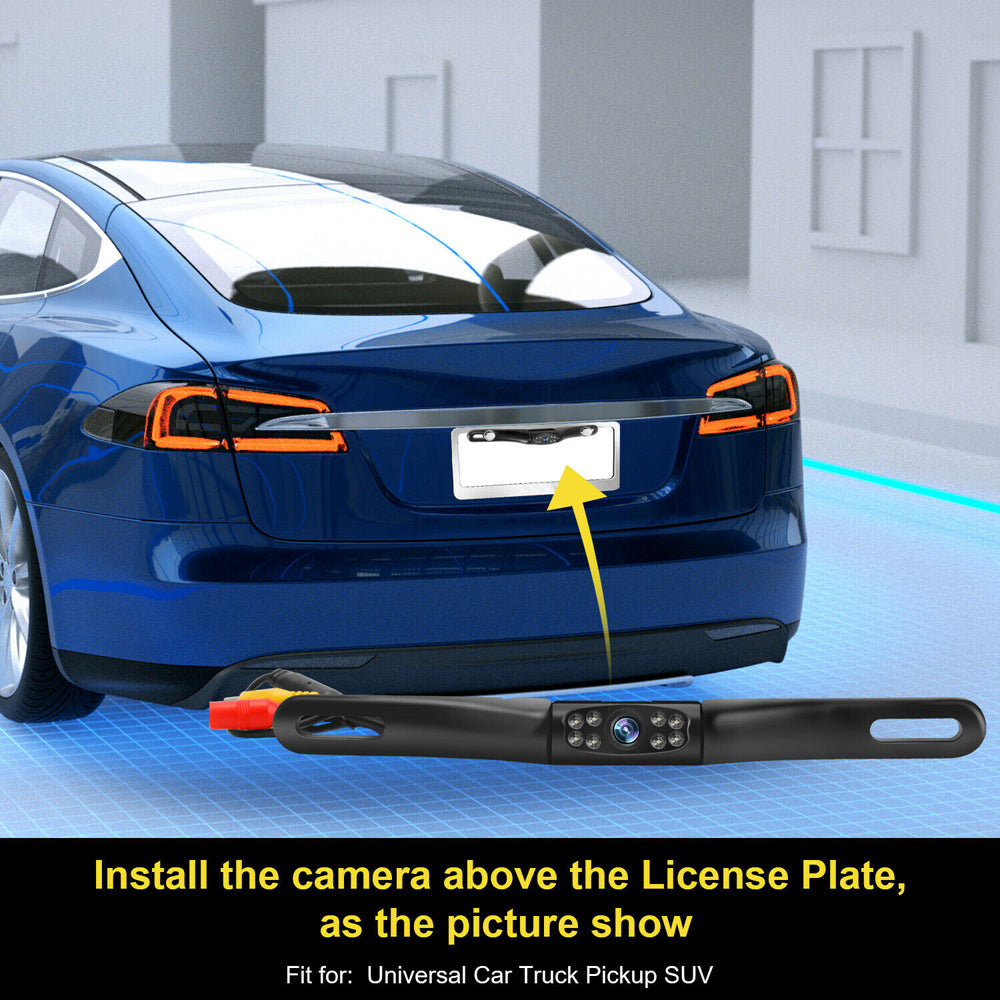 Parking Camera Wide 170° Waterproof Night Vision Car Rear View Reverse Backup