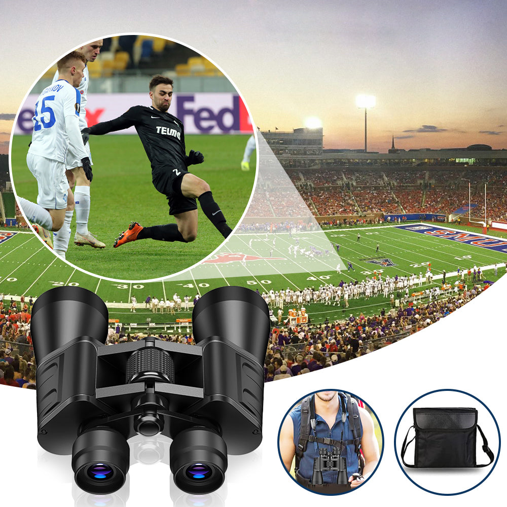 180x100 HD Military Zoom Powerful Binoculars Day/Low Night Optics Hunting & Case