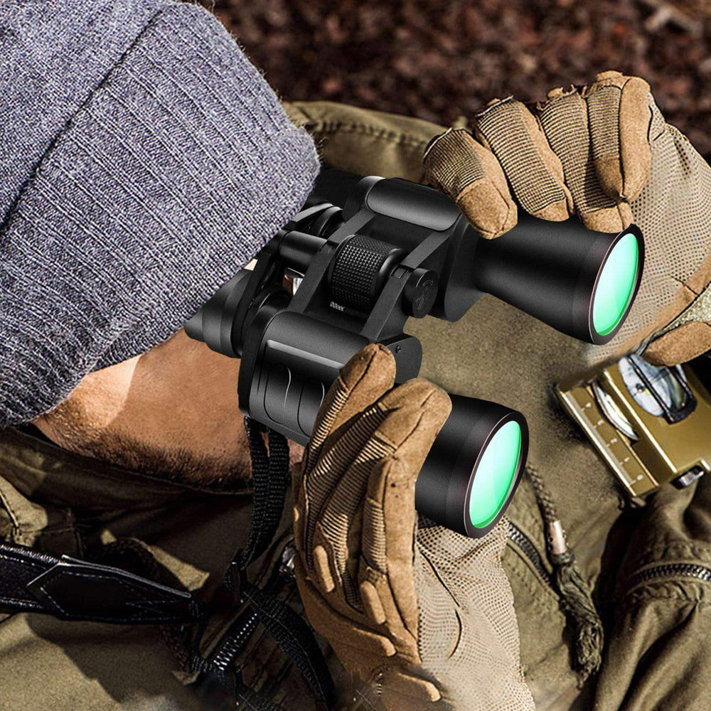 180x100 HD Military Zoom Powerful Binoculars Day/Low Night Optics Hunting & Case