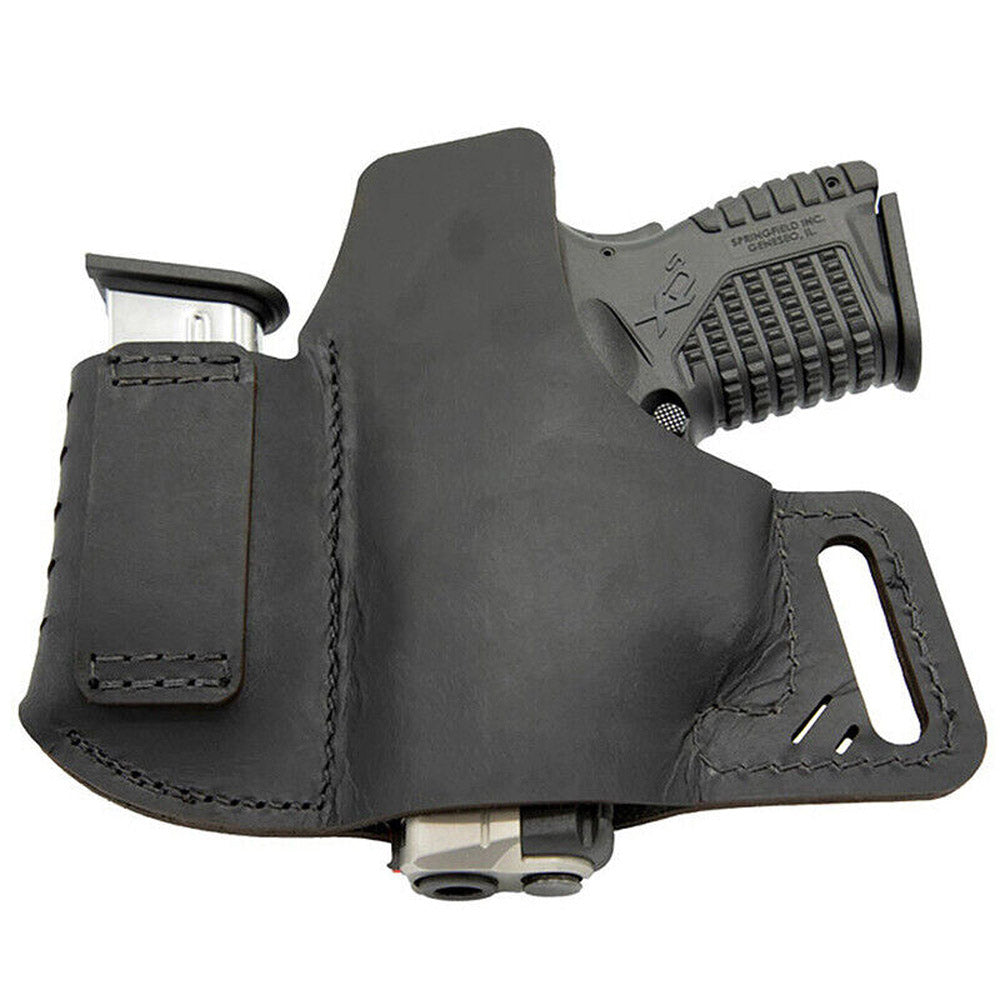 Hunting Gun Holster Tactical Concealed Carry Leather Hand Pistol IWB OWB With Pouch Sport 1911 Hunting And Shooting Accessory
