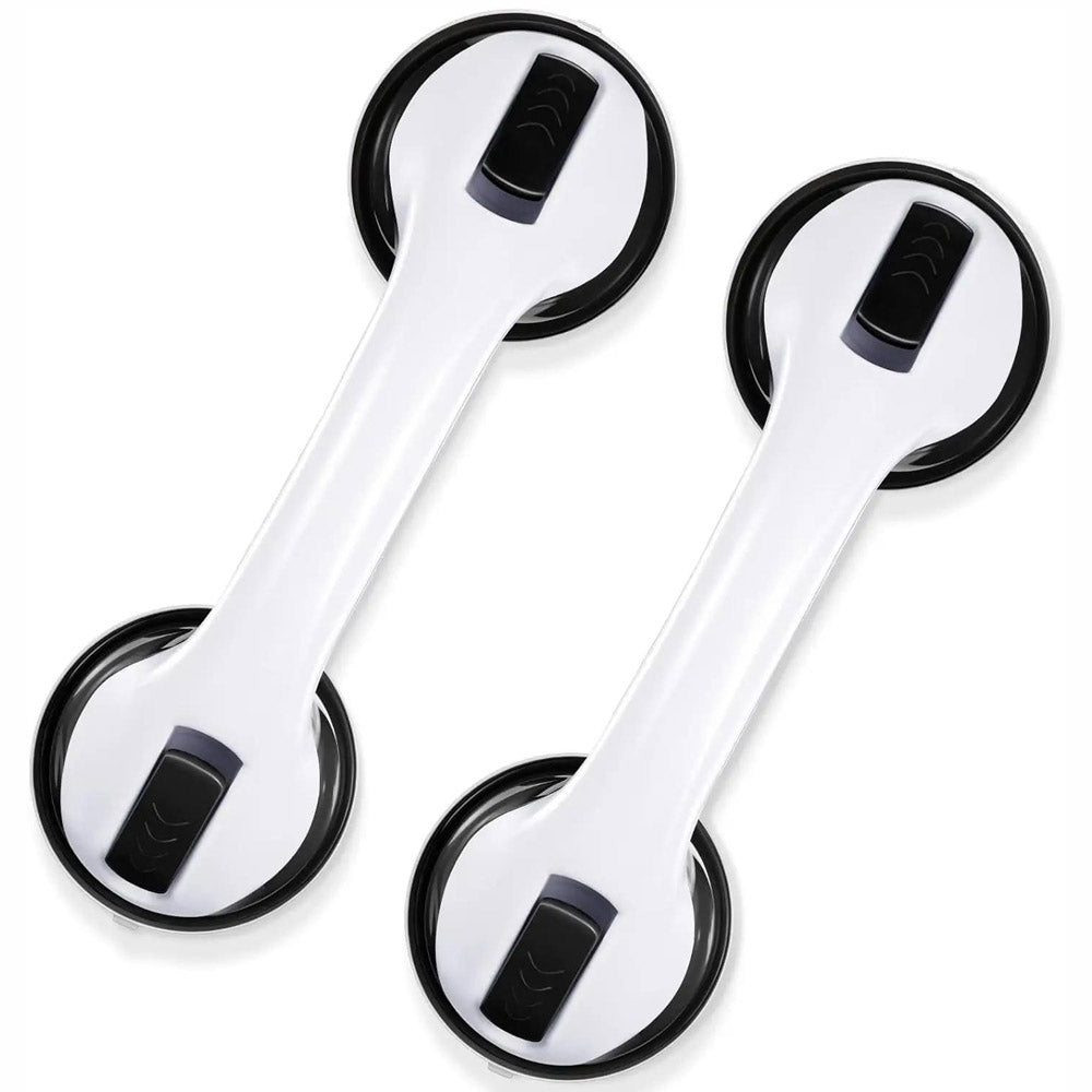 2 Packs Shower Grab Bar 12" Showers Suction Bar Handle Bathroom Safety Grip Handle